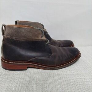 COLE HAAN Men's Welt Brown Leather Lace Up Ankle Chukka Boots Size 7 M